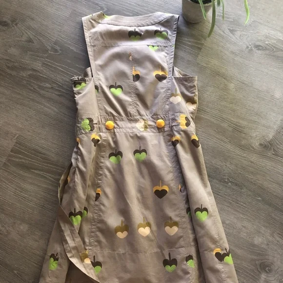 Marc by Marc Jacobs Y2K Heart Leaves Pinafore Dress. - Picture 4 of 8